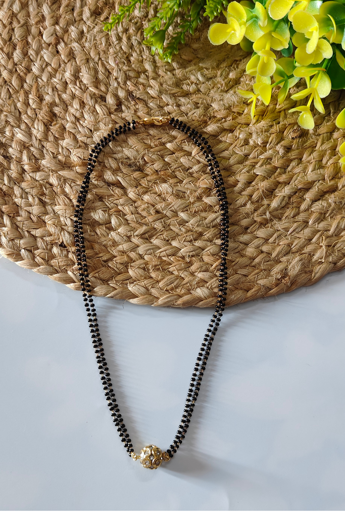 AD Ball Double Chain Mangalsutra