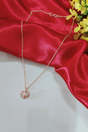 18 Carat Gold Plated AuraHeart Pendant Chain