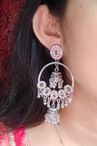 Oxidised Chandbali Jhumka