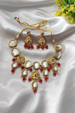 Red Kundan Necklace set