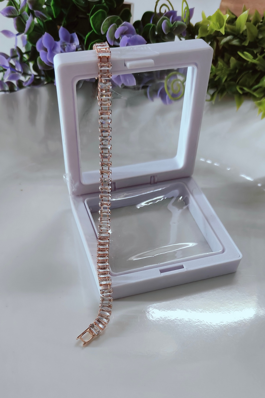 Tennis Diamond Stone Bracelet