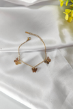 Butterfly Glow Charm Chain Bracelet