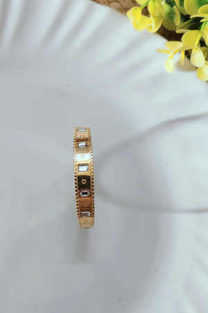 Antitarnish Square Stone Bracelets