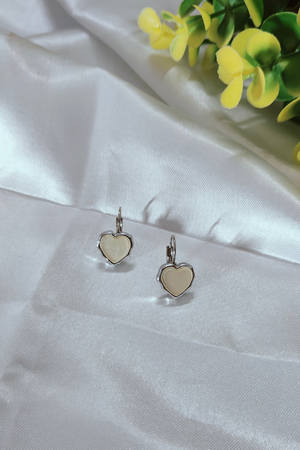 Off-White Luxe Heart Earring Studs