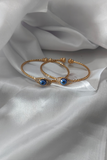 EvilEye Glow Antitarnish Gold Plated Bangles