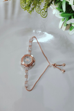 Stylish Rose Gold Bracelet Watch