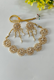White Kundan Choker Set