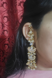 Kundan Earrings with Earchain
